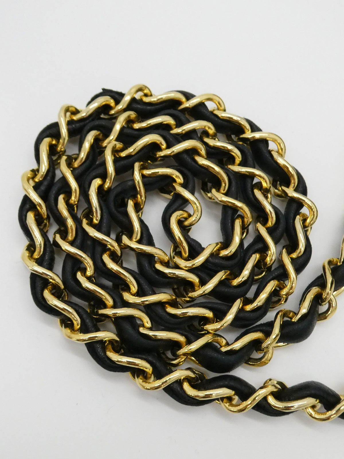 1990's Classic Flap Chain Bag 25cm Black