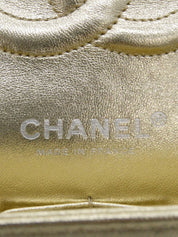 2003 Classic Flap Chain Bag 25cm Metallic Gold