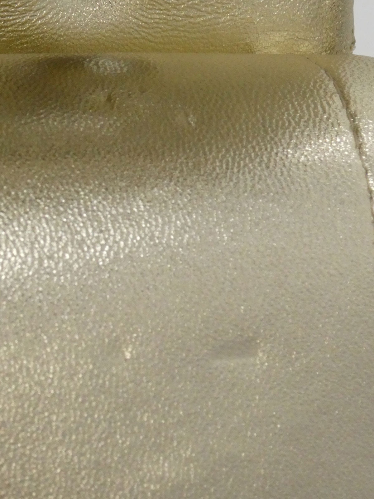 2003年頃製 クラシックフラップチェーンバッグ25cm メタリックゴールド