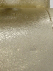 2003年頃製 クラシックフラップチェーンバッグ25cm メタリックゴールド