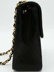 1992年頃製 スクエアクラシックフラップチェーンバッグ ブラック