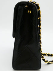 1992年頃製 スクエアクラシックフラップチェーンバッグ ブラック