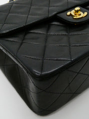 1992年頃製 スクエアクラシックフラップチェーンバッグ ブラック