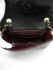 1992年頃製 スクエアクラシックフラップチェーンバッグ ブラック