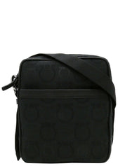 ガンチーニパターンショルダーバッグ ブラック