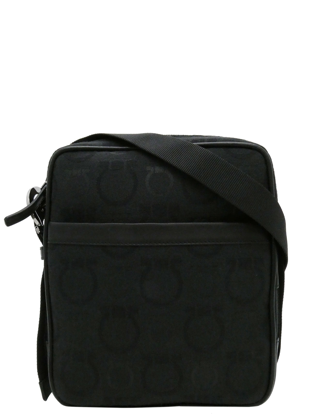 ガンチーニパターンショルダーバッグ ブラック