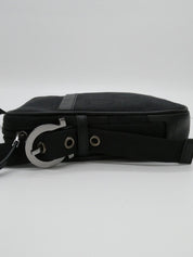 ガンチーニパターンショルダーバッグ ブラック