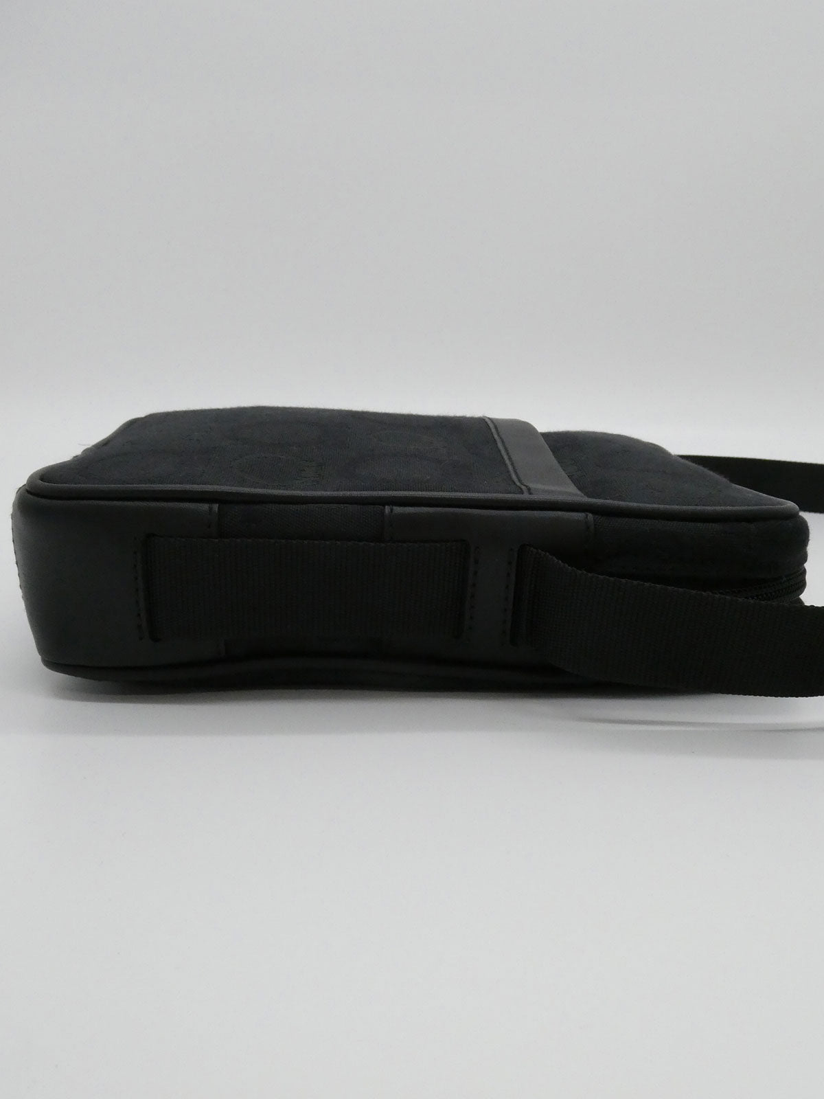 ガンチーニパターンショルダーバッグ ブラック