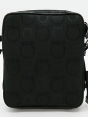 ガンチーニパターンショルダーバッグ ブラック