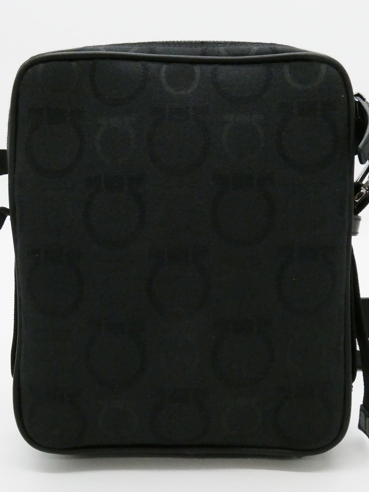 ガンチーニパターンショルダーバッグ ブラック