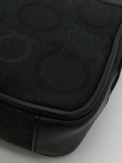 ガンチーニパターンショルダーバッグ ブラック