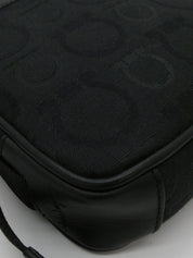 ガンチーニパターンショルダーバッグ ブラック