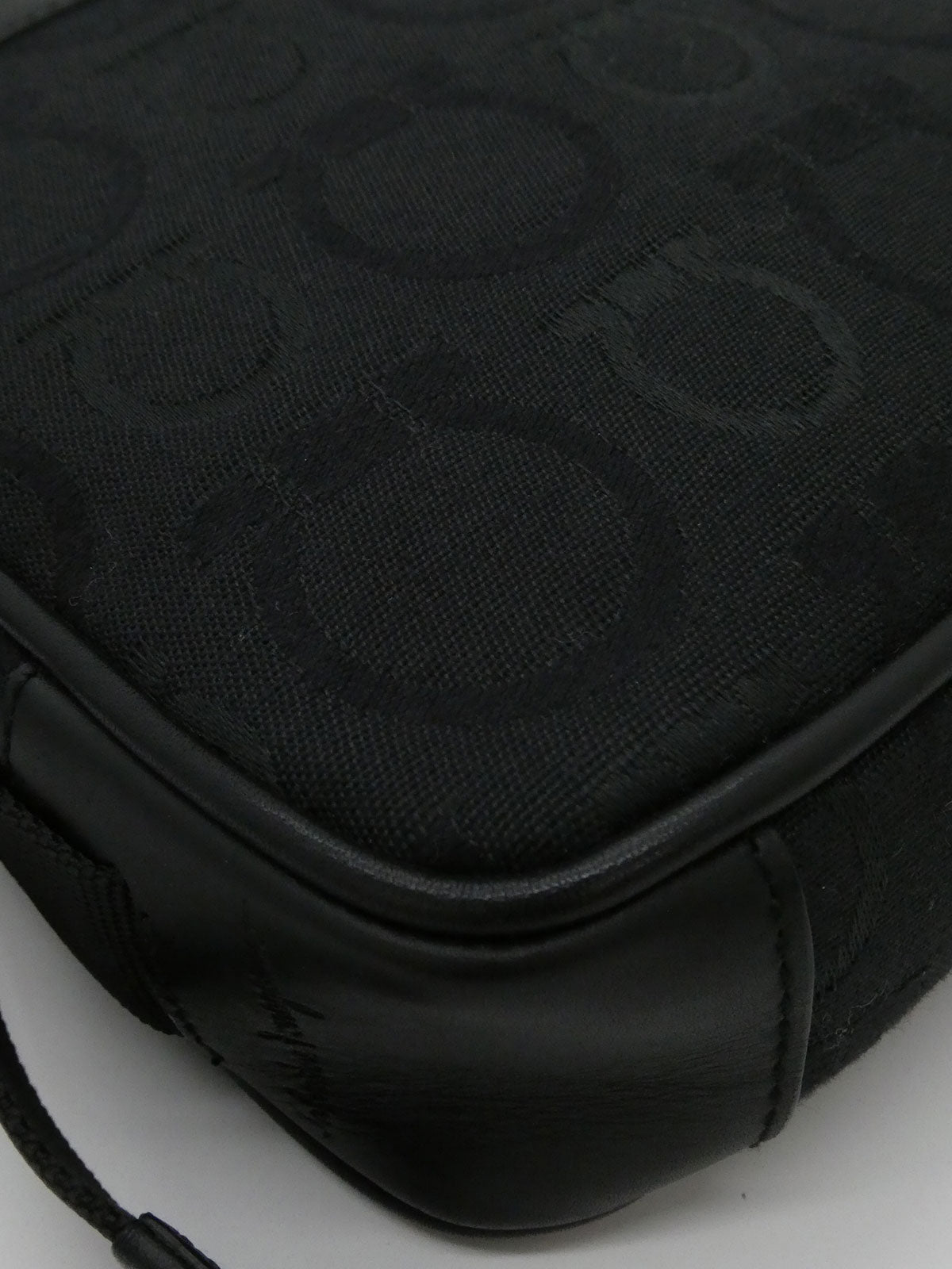 ガンチーニパターンショルダーバッグ ブラック