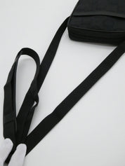 ガンチーニパターンショルダーバッグ ブラック