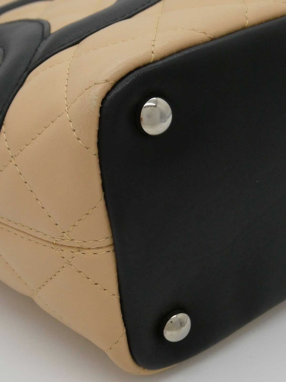 1995年頃製 カンボントートバッグ ベージュ/ブラック