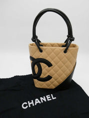 1995年頃製 カンボントートバッグ ベージュ/ブラック