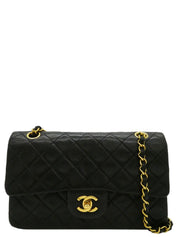 1992年頃製 クラシックフラップチェーンバッグ23cm ブラック