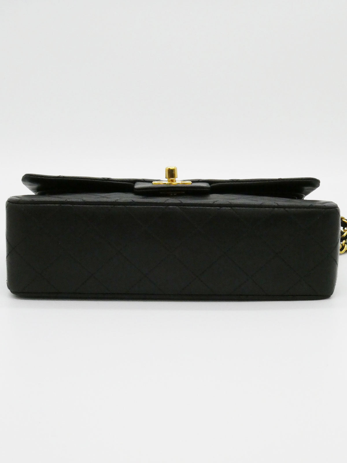 1992年頃製 クラシックフラップチェーンバッグ23cm ブラック