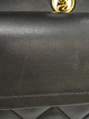 1992年頃製 クラシックフラップチェーンバッグ23cm ブラック