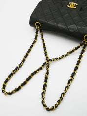 1992年頃製 クラシックフラップチェーンバッグ23cm ブラック