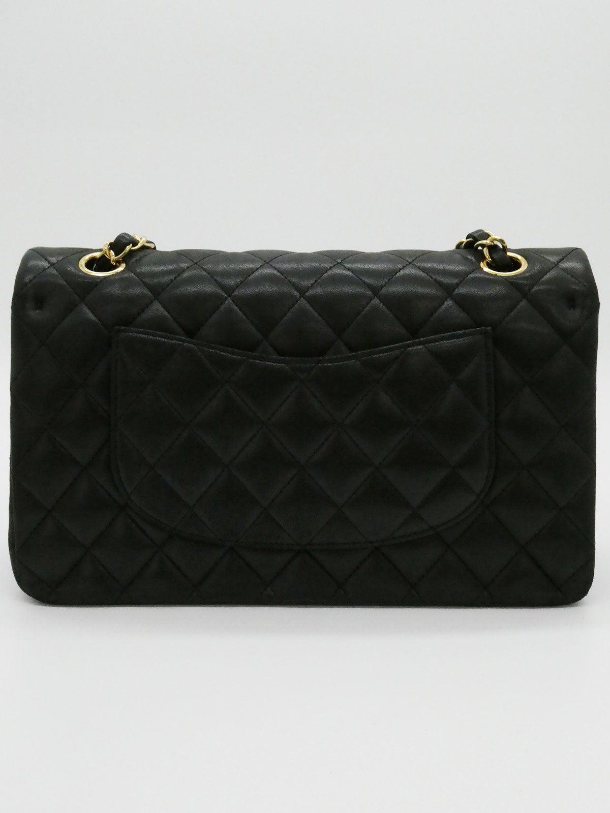 2012年頃製 クラシックフラップチェーンバッグ25cm ブラック