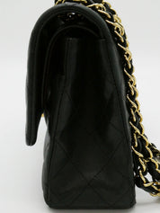 2012年頃製 クラシックフラップチェーンバッグ25cm ブラック