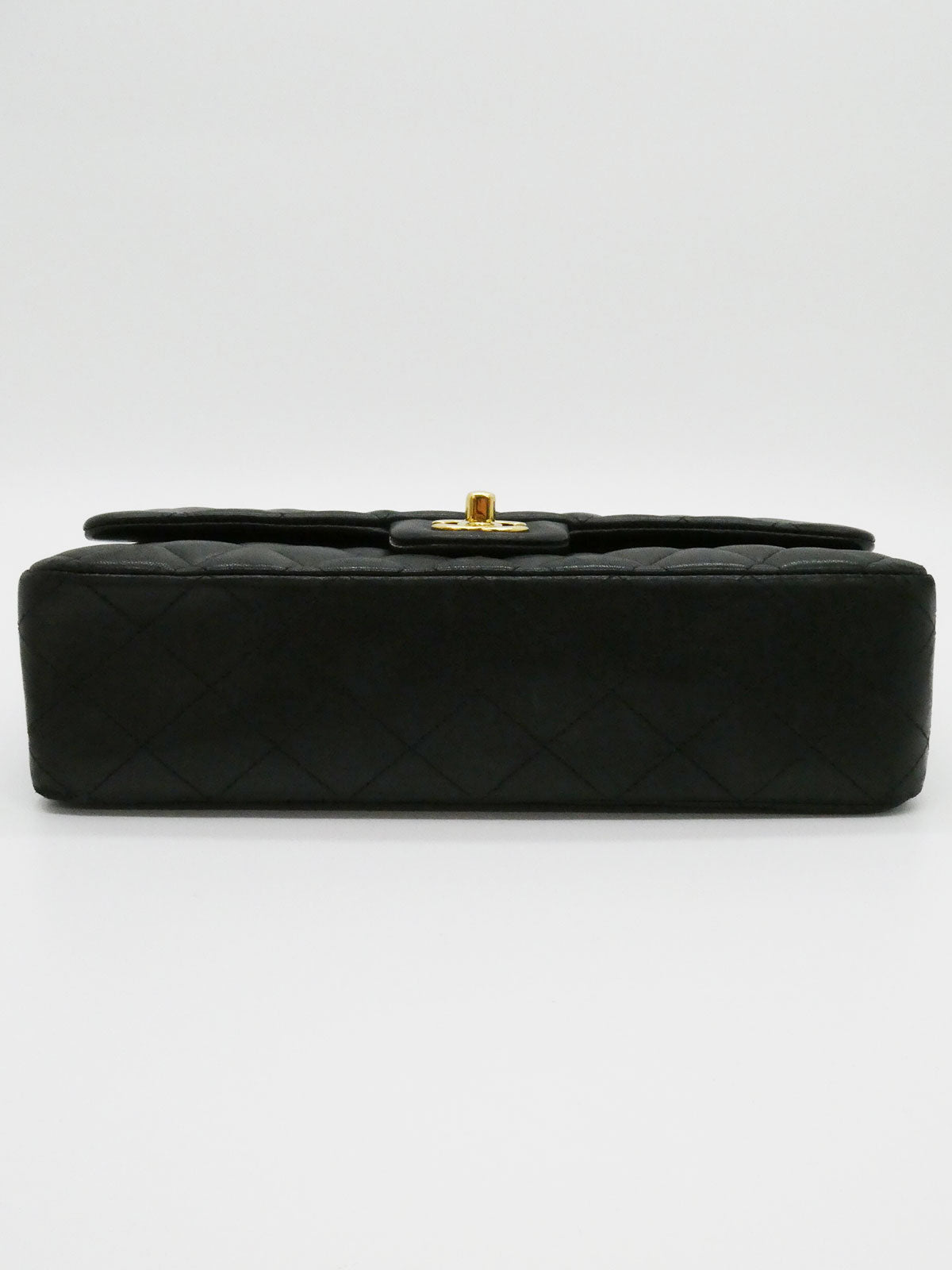 2012年頃製 クラシックフラップチェーンバッグ25cm ブラック