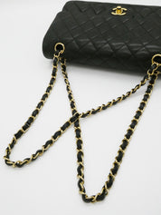 2012年頃製 クラシックフラップチェーンバッグ25cm ブラック