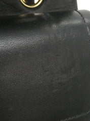 2012年頃製 クラシックフラップチェーンバッグ25cm ブラック