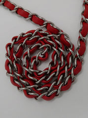 2016 Classic Flap Chain Bag 25cm Red