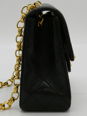 1992年頃製 クラシックフラップビジューチェーンバッグミニ ブラック