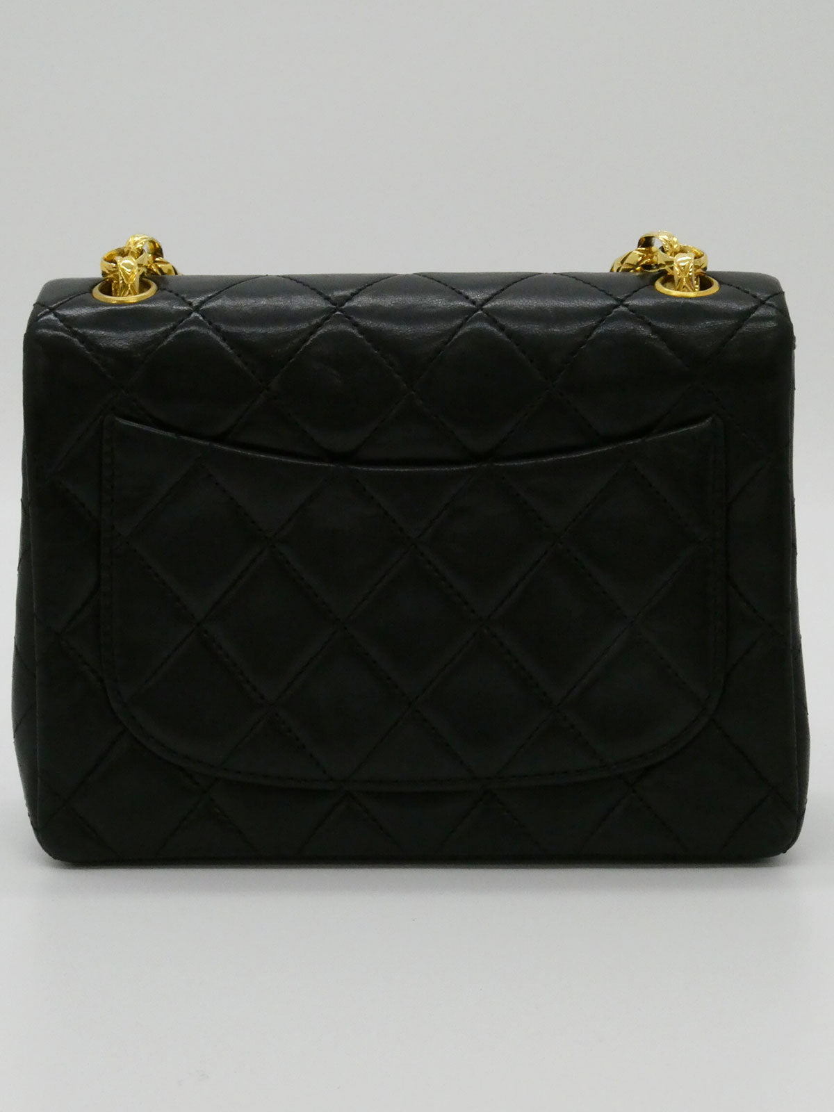 1992年頃製 クラシックフラップビジューチェーンバッグミニ ブラック