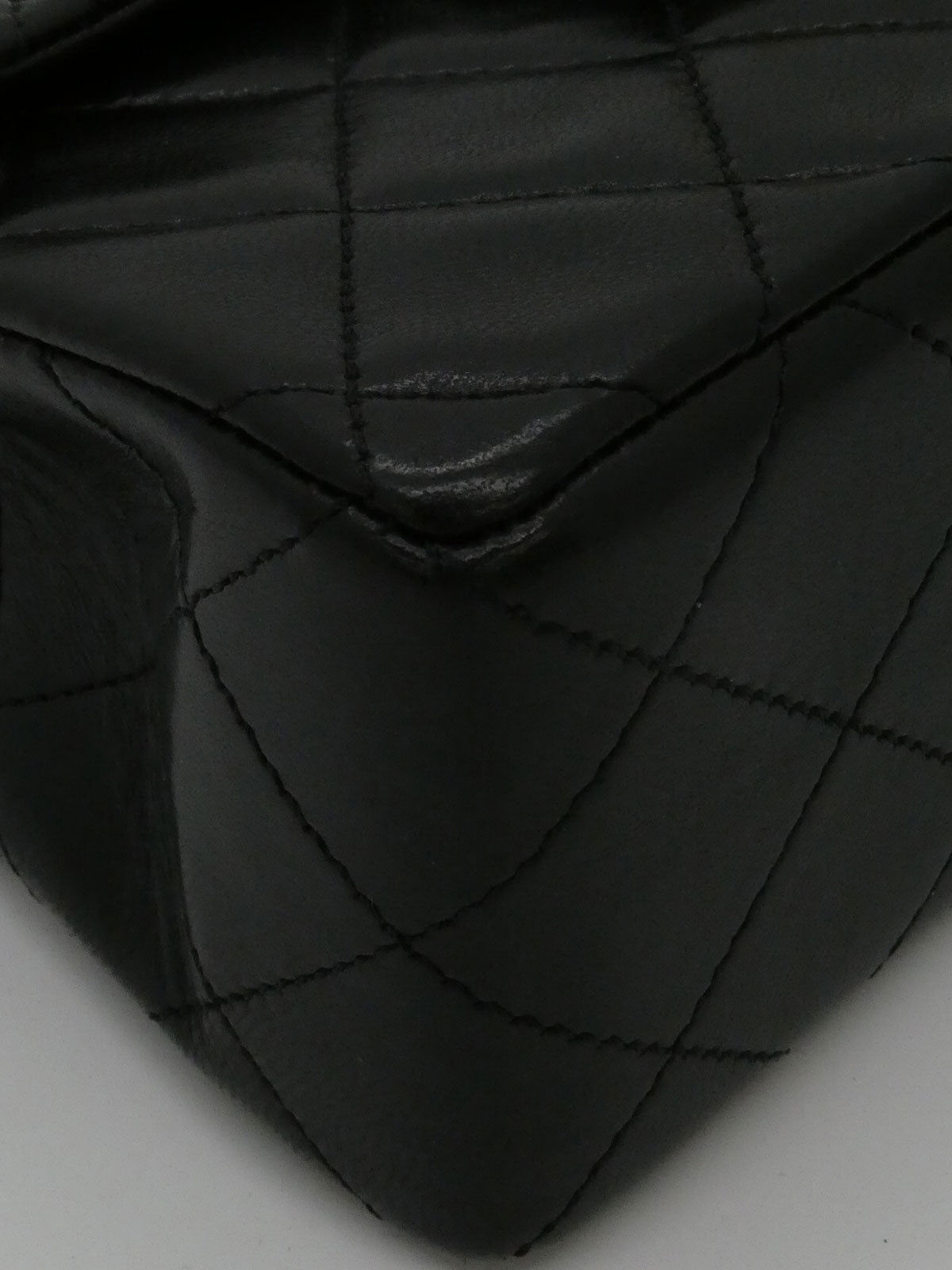 1992年頃製 クラシックフラップビジューチェーンバッグミニ ブラック