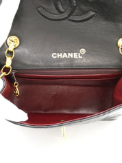 1992年頃製 クラシックフラップビジューチェーンバッグミニ ブラック