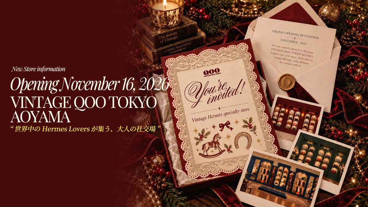 VINTAGE QOO TOKYO AOYAMA 2026年11月16日 GRAND OPEN
